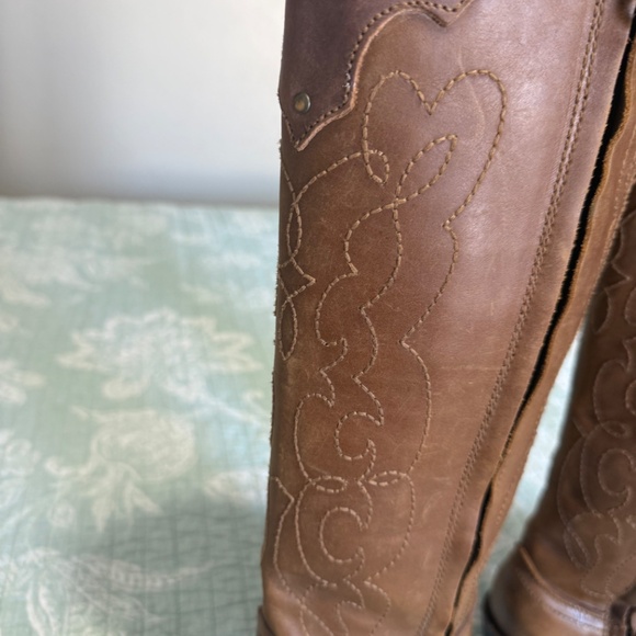 Vintage Corral Kats Westport C1971 leather tall boots - Picture 10 of 12